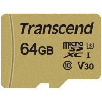 トランセンドジャパン 64GB マイクロSD MLC TS64GUSD500S 1個