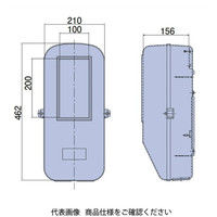 アスクル】日東工業（NiTO） OPK-A キー付耐候プラボックス（屋根付 