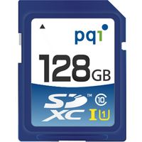 SDXCカード 128GB Class10 UHS-I対応 永久保証 （国内正規品） SD10U11-128 PQI JAPAN