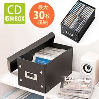 サンワダイレクト 組立CD収納ボックス（30枚まで収納）