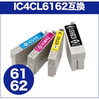 サンワサプライ IC4CL6162 エプソン互換インク 4色パック 300-E61624P 1個（直送品）
