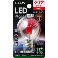 朝日電器 LED電球 S形 E17 LDA1CR-G-E17-G457（直送品）