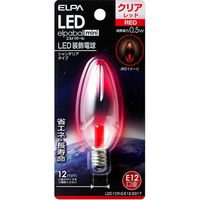 朝日電器 LEDシャンデリア球 E12 LDC1CR-G-E12-G317（直送品）