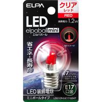 朝日電器 LED電球 G30 E17 LDG1CR-G-E17-G247（直送品）