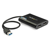 StarTech.com USB 3.0 - デュアルDPアダプタ 4K/60Hz USB32DP24K60 1個（直送品）