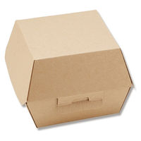 【ケース販売】HEIKO 食品箱 ネオクラフト バーガーボックス S 004248059 1ケース(20枚×12袋 合計240枚)（直送品）