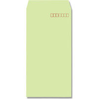 【ケース販売】HEIKO カラー封筒 長3 ウグイス 007528001 1ケース(100枚入×10袋 合計1000枚)（直送品）
