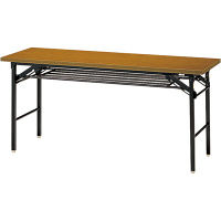 プラス 会議テーブル エッジ共張り （棚付、幕板なし） 幅1500mm