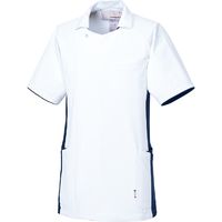 明石スクールユニフォームカンパニー メンズジャケット ホワイト ×ネイビー 4L UQM1102（直送品）