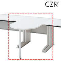 【組立設置込】イトーキ サイドテーブル ロングタイプ ホワイト 幅700×奥行1400×高さ720mm