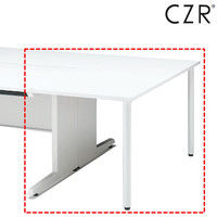 【組立設置込】イトーキ エンドテーブル CZRシリーズ ホワイト 高さ720mm
