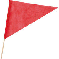 アーテック 三角旗 不織布 赤 3191 8本（直送品）
