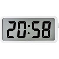 キングジム ザラージ タイマークロック 置き掛け時計 [電波 アラーム] 426×70×202mm DTC-001W 1個（取寄品）