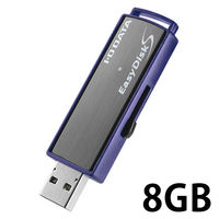 USB3.1 Gen1対応 セキュリティUSBメモ ED-S4/8GR アイ・オー・データ機器（直送品）