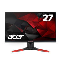 Acer 27型ワイドゲーミング液晶ディスプレイ XB271HUbmiprz テレワーク 在宅 リモート（直送品）