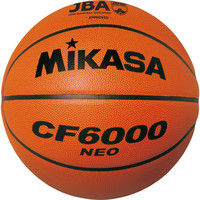 ミカサ】 女子用（一般・大学・高校・中学） バスケットボール 6号球 （検定球・茶色・日本製の特殊天然皮革） CF6000-NEO（直送品）