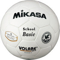 ミカサ】 小学生用サッカー4号 検定球 亀甲手縫いボール 白 SVC402SBC-W 2個（直送品）