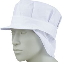 住商モンブラン MONTBLANC（モンブラン） 八角帽子たれ付 兼用 白 9-628