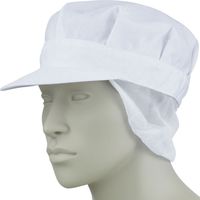 住商モンブラン MONTBLANC（モンブラン） 八角帽子たれ付 兼用 白 9-806