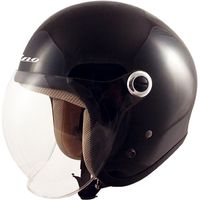 TNK工業 GS-6 ヘルメット ブラック LADY'S FREE（57-58cm未満） 511950（直送品）