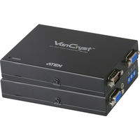 ATEN（エーテン） ATEN ビデオ延長器 VGA Cat5 / スキュー調整対応 VE170Q 1台 115-2908（直送品）