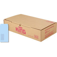キングコーポレーション 長形3号グラシン窓明 プライバシー保護封筒 Hiソフト 1箱