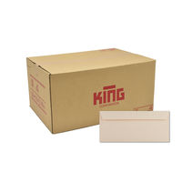 キングコーポレーション 洋形4号 Hiソフトカラー ピンク 枠ナシ 162412 1セット（2000枚入：100枚入×20箱） （直送品）