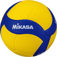 ミカサ】 中学・家庭婦人用 バレーボール4号 練習球 黄色/青色 V430W 2個（直送品）
