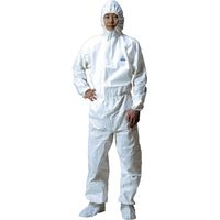 日本製紙クレシア クリーンガード保護服（ツナギ服） A40 大箱 68733 XL 37850005 1箱（25着入）（直送品）