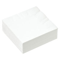 オリエンタル紙業 カラーナプキン 4つ折り  FSC 2PL4S-24 白無地 1袋（50枚入）