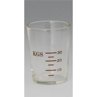 渡辺器械硝子 薬杯（硬質ガラス）50cc 53X65mm 20-2431-01 1セット（2個）（直送品）
