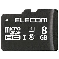 MicroSDカード 8GB UHS-I U1 高速データ転送 SD変換アダプタ付 スマホ マイクロSD MF-HCMR008GU11A エレコム 1個