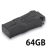 USBメモリー 64GB 高耐久 バーベイタム ToughMax 防水 防塵 耐衝撃 USB 3.0 USBSTM64GZV2