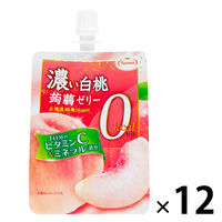 たらみ 濃い白桃蒟蒻ゼリー0kcal 12個