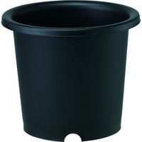 大和プラスチック 植木鉢/プランター 菊鉢 ブラック