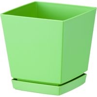 大和プラスチック 植木鉢/プランター クエンチローポット（プレート付）