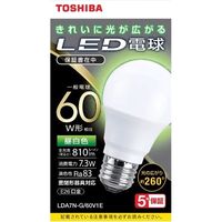 東芝 一般電球形LED電球 E26口金 60W形相当 （全方向 260度）