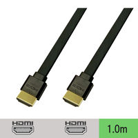 Vodaview HDMIケーブル（コンパクト/フラットタイプ） 1m HDMI[オス]-HDMI[オス] VV-HDMI010AA-BF