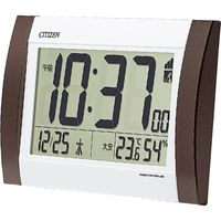 RHYTHM（リズム）ギフト包装 置き時計 [電波 アラーム 温湿度 カレンダー] 240×148×310mm 8RZ188-006 1個（直送品）