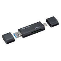 グリーンハウス カードリーダー GH-CRACA-BK Type-C + USB Type A