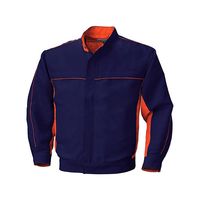 ビッグボーン 長袖ジャケット ネイビー×オレンジ 5637-55-5L 1枚 63-1798-56（直送品）