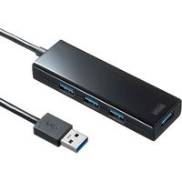 サンワサプライ USBハブ（USB HUB） 急速充電ポート付きUSB3.0ハブ ブラック セルフパワー USB-3H