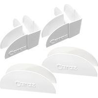 Caraz（カラズ） ベビーサークル オプション 固定ホルダー 角型＆直線 各2個 ホワイト 1セット（4個入）（直送品）