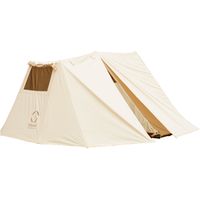 S'more（スモア） 小屋型 テント Rooflet 1〜2名用 ポリコットン 撥水加工 UVカット 抗菌 収納バッグ付き 1個（直送品）
