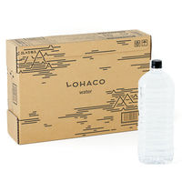 【水・ミネラルウォーター】LOHACO Water（ロハコウォーター）2L ラベルレス 10本： 1箱（5本入）×2 オリジナル（わけあり品）