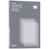 アスクル ラミネートフィルム A4+ 1箱（100枚入） オリジナル（わけあり品）