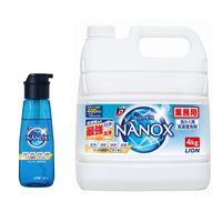 トップ スーパーNANOX（ナノックス）プッシュボトル本体400g 1個 ＋　プッシュボトル1個 ＋詰替4kg 1個