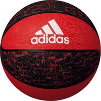 アディダス(adidas) バスケットボール シャドースクワッド 7号球 レッド×ブラック AB7123R AB7123R 1個（直送品）
