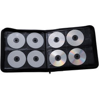 エレコム CD/DVDケース ファスナー付 160枚入 CCD-SS160BK 1個（直送品）