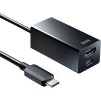 サンワサプライ USB Type-Cハブ付き HDMI変換アダプタ USB-3TCH34BK 1個（直送品）
